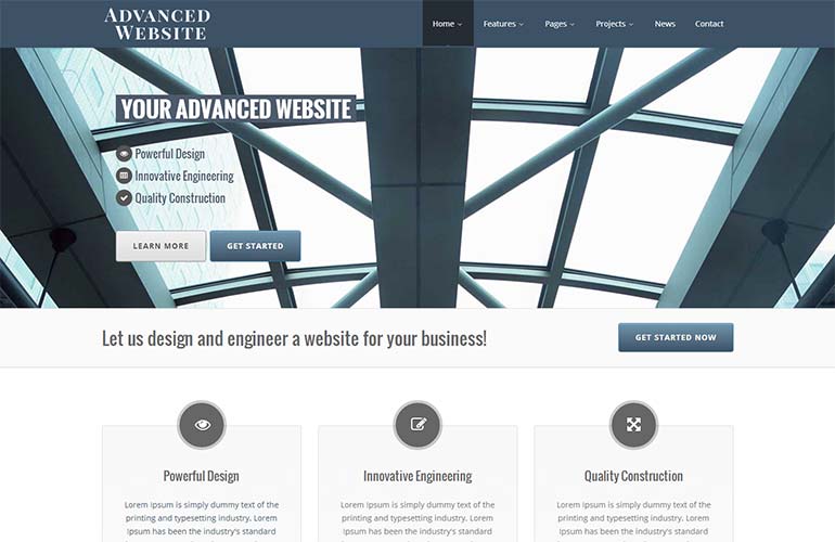 Advanced Website