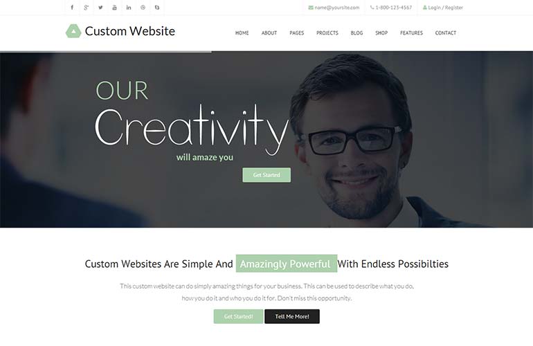 Custom Website